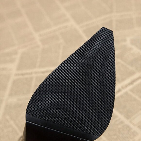 Black Business Casual Women's Elegant Short Boots - Picture 5 of 5